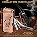 FANKAI Pipe Lighter, Built-in Stand, 3 in 1 Cleaner Tools, Refillable Butane, Gas Window with Angled Soft Flame, Pipe Gift Butane not Included