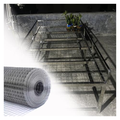 304 Stainless Steel Wire Mesh 3cm/1.5mm Garden Protection Trellis for New Plants Durable Metal Grid for Bird Enclosure Garden Fencing (0.5x1)