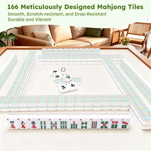 Juego de Mesa American Mahjong Set con 166 Fichas Acrílicas miniatura 7