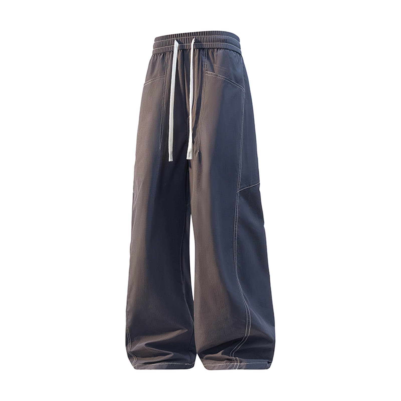Schlichte Vielseitige Herren Freizeithose Gewaschenem Stoff mit Ziernähten Rambler Lightweight Pants Herren Dngrs Jogginghose Jogginghose Jeansoptik Arbeitshose Männer Kurz