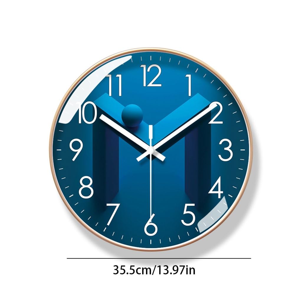 Orologio da parete Orologio da parete for soggiorno, orologio da parete for la casa, orologio al quarzo silenzioso creativo for camera da letto Reloj De Pared(A)