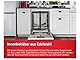 Amica EGSPV 587 915 Einbau-Geschirrspüler / vollintegrierte Spülmaschine (ohne Möbelfront) / 45cm Breite / 5 Programme / Aquastopp / Besteckkorb