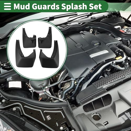 Image of Motoforti Mud Flaps Splash Guards Mud Guards for Honda Ridgeline 2007-2012 W /Mount Accessories