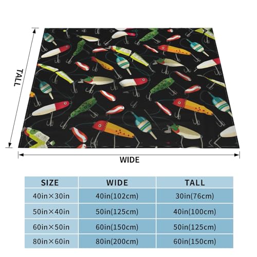 Couverture en flanelle imprimé pêche pour lit et canapé