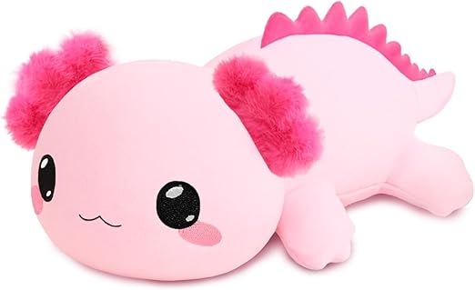 Weighted Stuffed Animals, Axoltol Stuffed Animal with Weighted Beads, Cute Plush Toy Pillow Gifts for Adults Kids Boys Girls