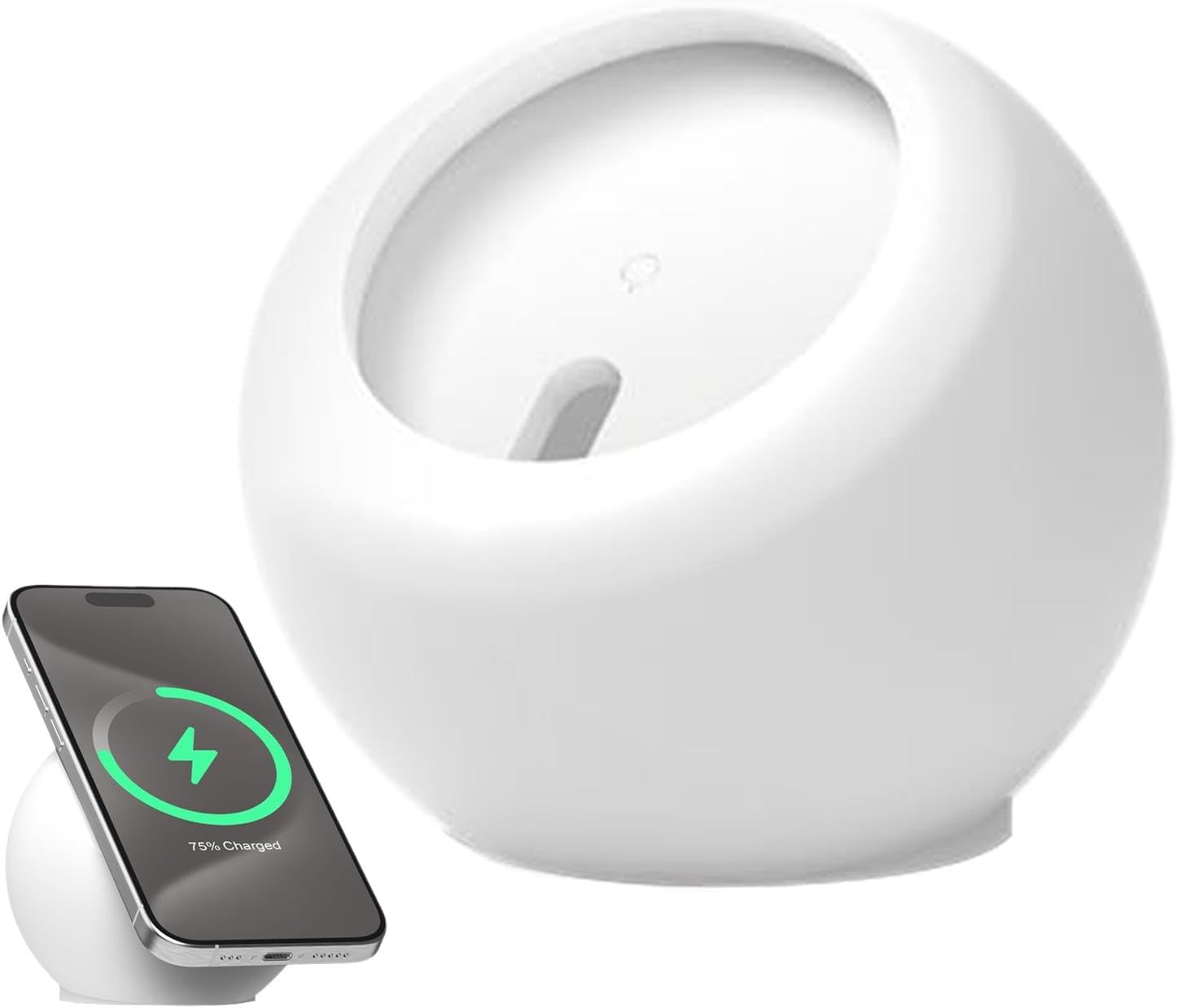 Dmuzsoih Magnetic Wireless Charger Desk Stand, Silicone Phone Charging Station Dock, Charger Holder, Portable Mount Base for Cell Phone Wireless Charger