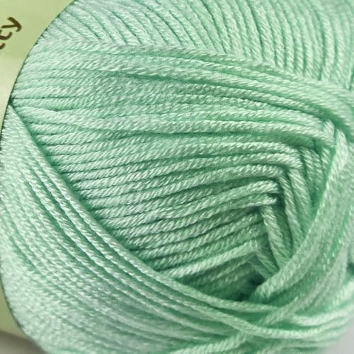 Image of 10-Pack of Yonkey Monkey 500 Grams Yarn - 70% Rayon derived from Bamboo, 30% Cotton - Imported - Water Green 9023
