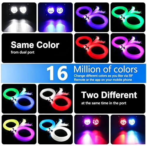 Image of Starlight Headliner Light : Dual Color Effect with 1100pcs 13.1ft for Suvs