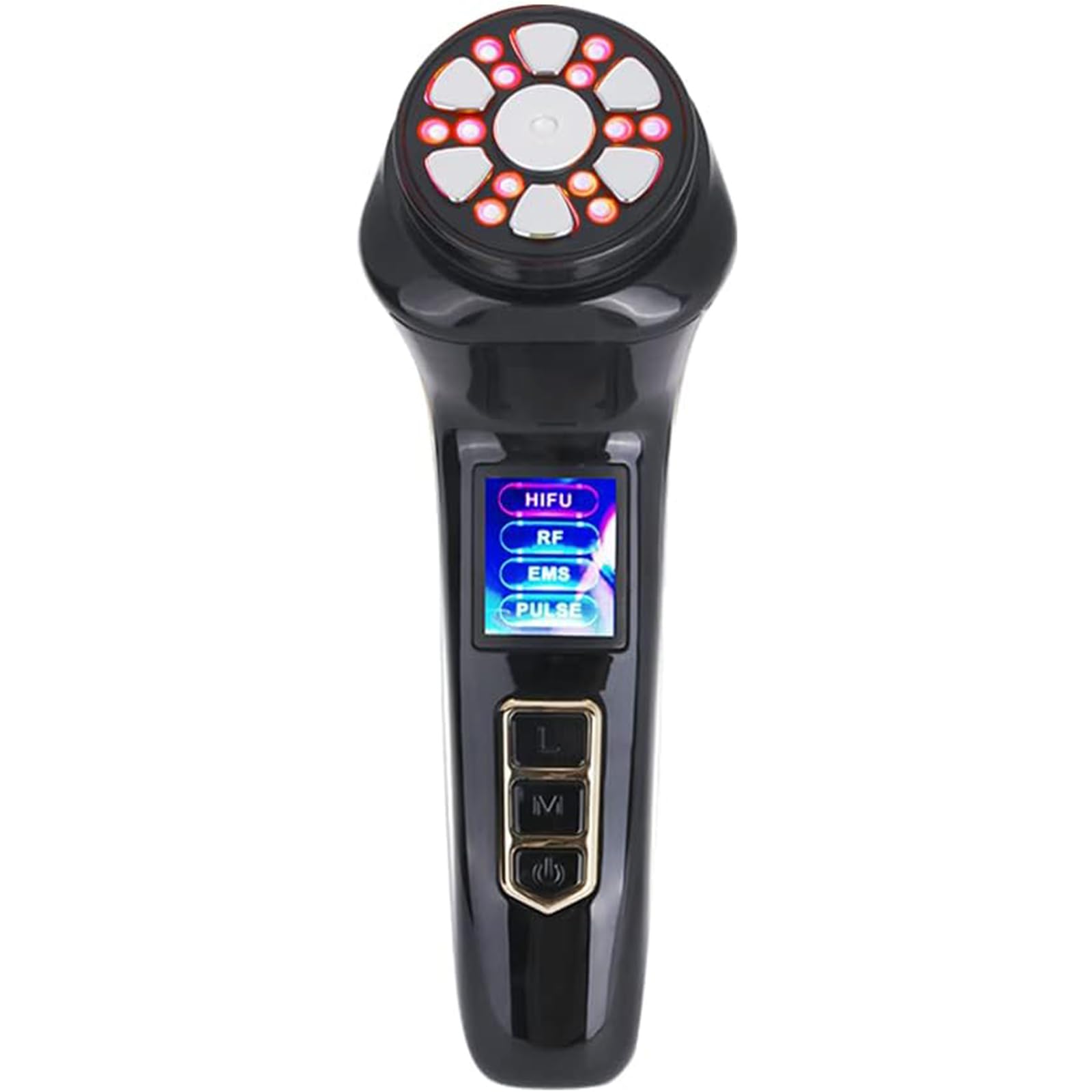 NALACAL Upgrad HIFU Facial Machine, Wrinkles Remove 4 in 1 HIFU Face Massager, High Intensity Focused Face Machine, RF EMS Skin Tightening Rejuvenation Antiaging HIFU Machine, for Eye Chin Neck