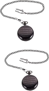 2 Pçs Relógio De Bolso Mecânico Presente Vintage Relógio De Bolso Dia Namorados Relógio De Bolso Retrô Relógio De Bolso Amor Relógio De Bolso Quartzo Pingente Relógio Retrô