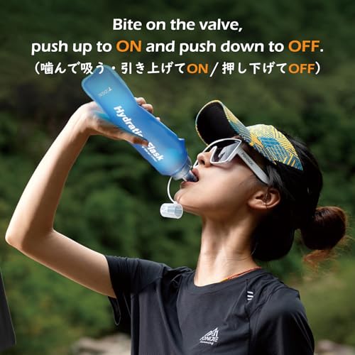 TRIWONDER bouteille d'eau souple compacte et ultra-légère pour le running - 6
