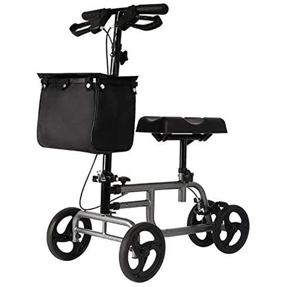 Amazon.co.jp: ニースクーターニーウォーカー松葉杖、歩行器ブレーキ