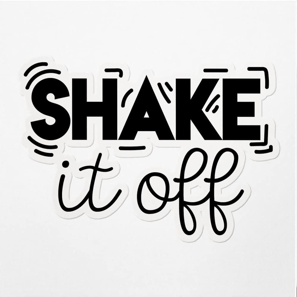 Vinyl Stickers Decals Of Shake - Waterproof - Apply On Any Smooth Surfaces Indoor Outdoor Bumper Tumbler Wall Laptop Phone Skateboard Cup Glasses Car Helmet Mug Door Truck Gifts Decoration