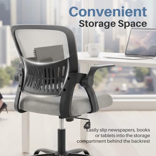 Image of DUMOS Home Office Chair, Computer Desk Chair, Lumbar Support