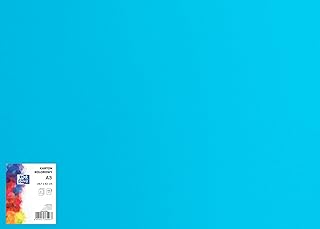 OXFORD Cartón para manualidades, DIN A3, papel de manualidades colorido, 160 g/m², cartón bristol, 25 hojas, color azul, adecuado para manualidades, impresión, copia