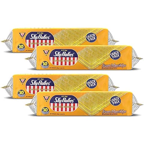 M.Y. San Cracker Sandwich Sweet Mantikilya (Sweet Butter Cream) Flavor, 300g (10.58 oz) 4 Pack Cover