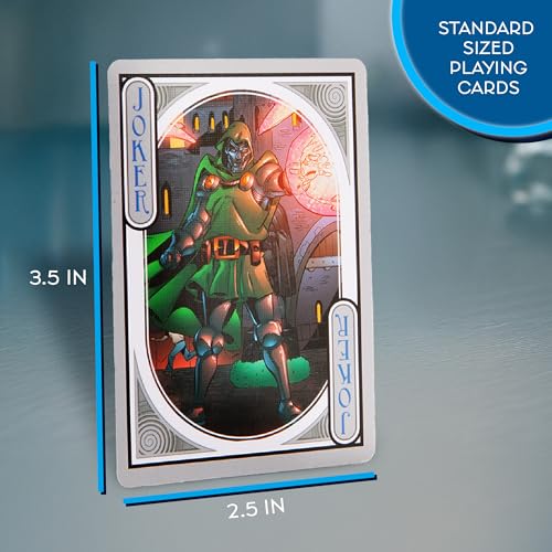 Baraja de cartas de Póker temáticas Fantastic Four miniatura 5