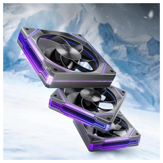 AsiaHorse AMICIPro 120mm ARGB PC Fans,Ultra-Quiet Operation <30dB, 1800 RPM HDB Bearings, 12 LED Lights, Aura SYNC Compatible for Enhanced Cooling and Visuals (Non-Illuminated Blade)