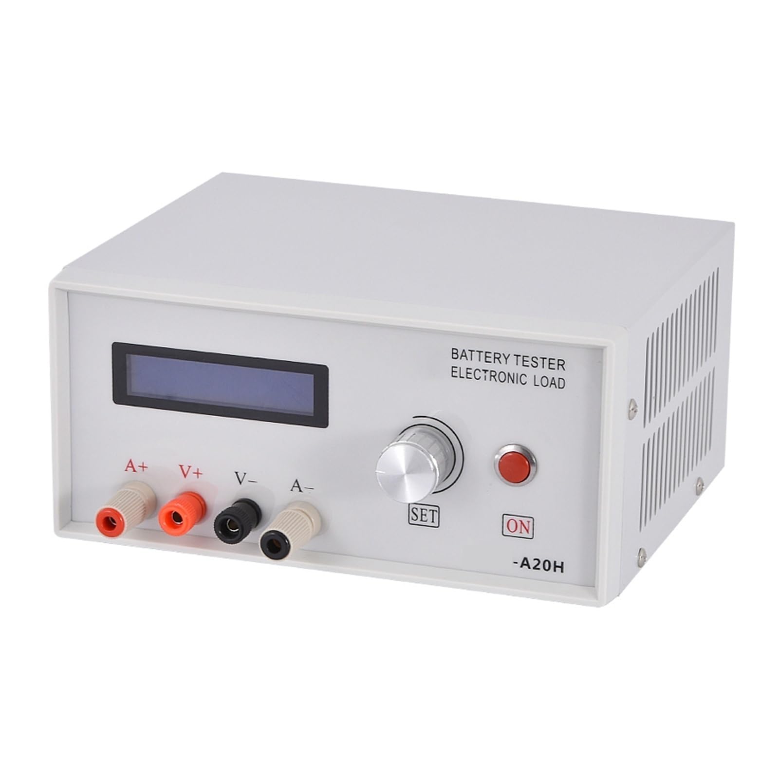 Tester Batterie, A20H Carico elettronico Tester di capacità della batteria Modello di test di alimentazione Strumento di misurazione del tester di scarica della batteria 200W,Tester Pile