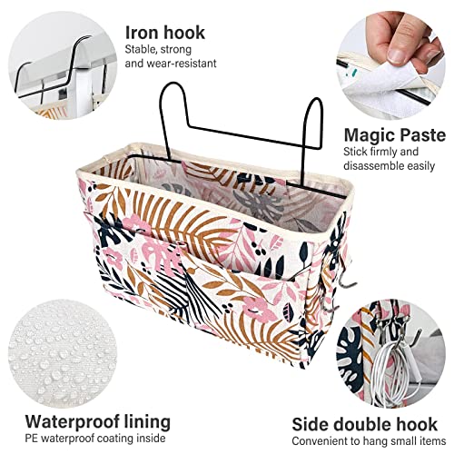 2 tasche per letto a soppalco, organizer da letto