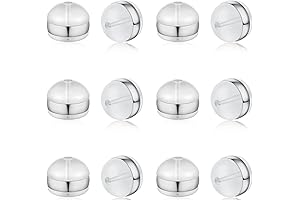 DELECOE Silicone Earring Backs for Studs