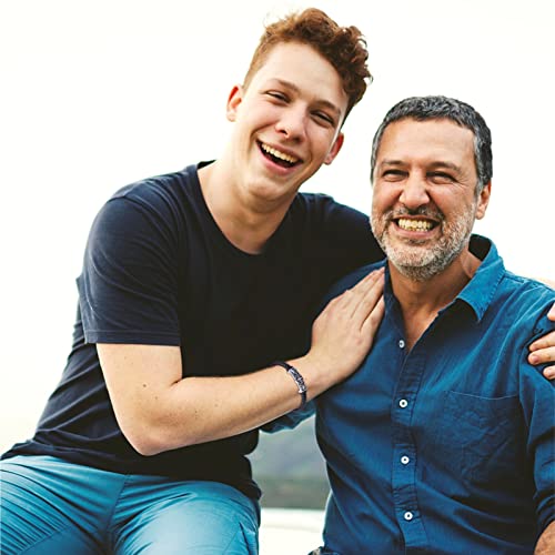 To My Son Bracelet From Mom, Braided Leather Bracelet For Men, Bracelet With Engraved Wallet Card, Son Graduation Birthday Gift Svana Bracelets Son Stainless Steel Magnetic Closure Bracelets #TOP6