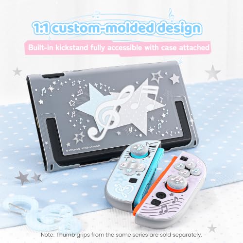Image of GeekShare Protective Shell Compatible with Switch 2 (Music Notes)
