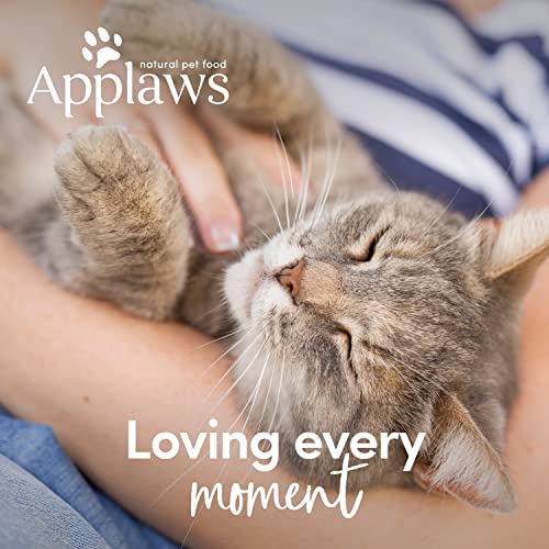 Applaws Natural Wet Cat Food, Multipack Chicken and Fish Selection in Jelly, 70 g Tins (Pack of 12)