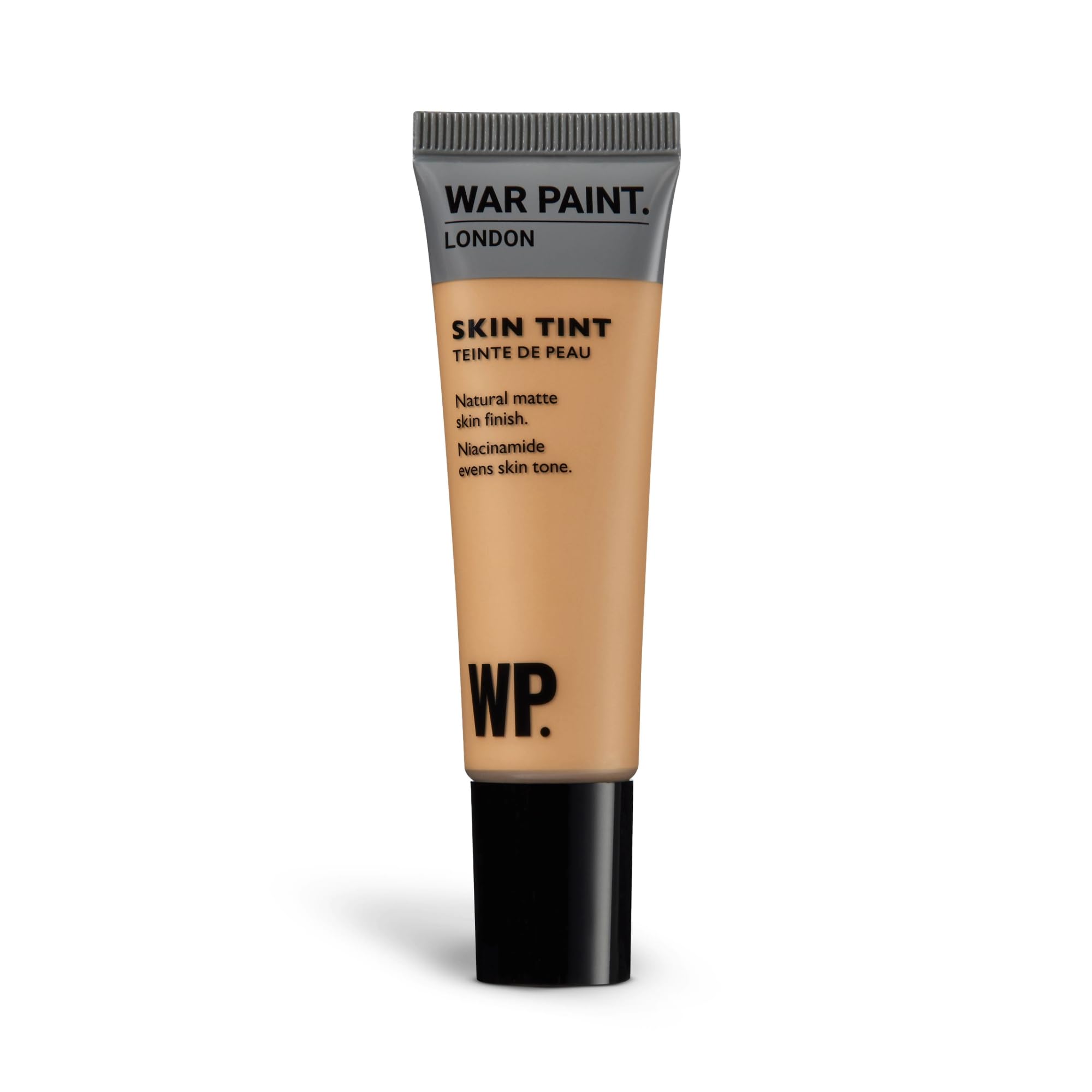 War Paint for Men Skin Tint, Finish Naturale Opaco, Crema Idratante Colorata per il Viso con Niacinamide, Idrata e Uniforma il Tono della Pelle, Formula Leggera, Tonalità T5 30 ml