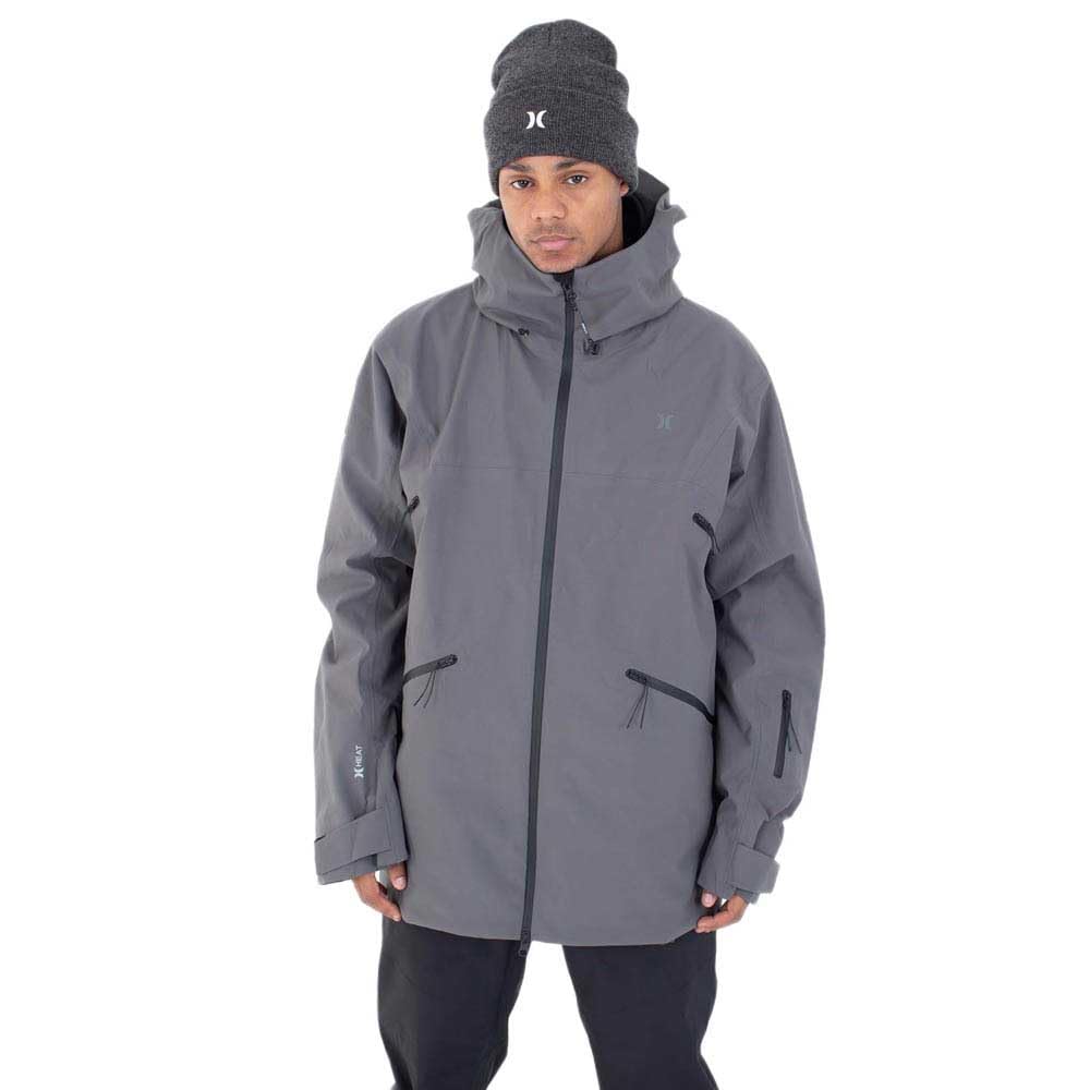 Hurley Jacket men - Cream, Dk Stone Grey, XXL
