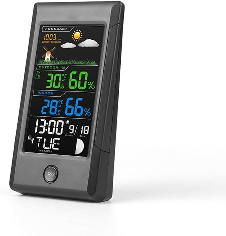 Indoor Hygrometer Multi-Functional Weather Clock Household Alarm Intelligent Electronic Radio