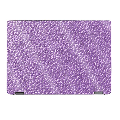 MightySkins Glossy Glitter Skin Compatible with Lenovo IdeaPad Flex 5 16" (2022) Full Wrap Kit - Purple Pleather | Protective Durable High-Gloss Glitter Finish | Easy to Apply | Made in The USA