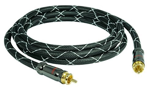 Blackline Subwoofer-Kabel | 4-Fach geschirmt | 7,5m