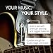 KLIQ AirCell Guitar Strap for Bass & Electric Guitar with 3