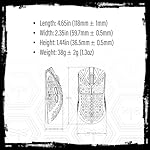 Arbiter Akitsu 8K Carbon Fiber Composite Gaming Mouse - Ultra-Light 38g, Wireless, 26k DPI, USB-C Fast Charging, 60Hr Battery Life, 8k Polling Rate, PIXART 3395 Sensor, LCD Display - Image 5