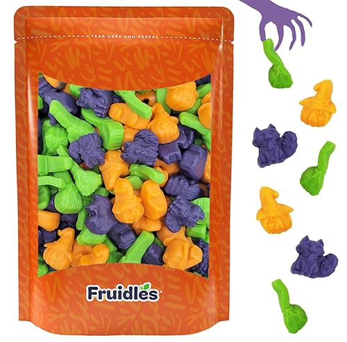 Halloween Spooky Gummy Mix Candy, Trick-Or-Treat Party Bag Fillers, Party Favor (1 Pound