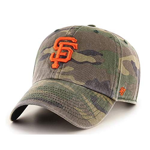 Casquette San Francisco Giants Camo en coton lavé avec boucle réglable