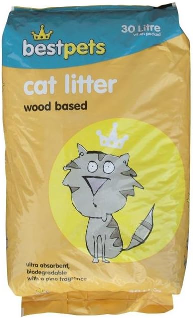 Bestpets Wood Based Cat Litter - 30ltr