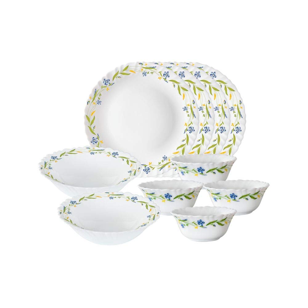 Larah by Borosil Opalware 10-pc Dinner Set at ₹943 – Amazon
