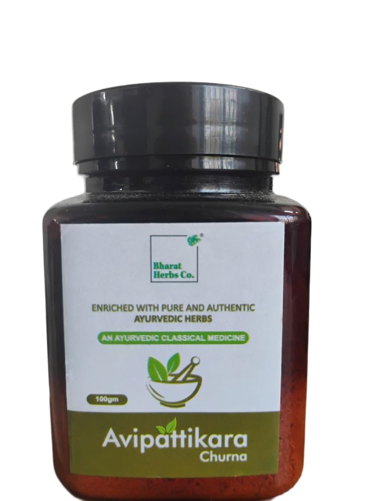 BHARAT HERBS Avipattikar Churna 100g – Acidity & Gas Relief and Pilcure P Syrup – Natural Hemorrhoid Relief | COMBO OF 2