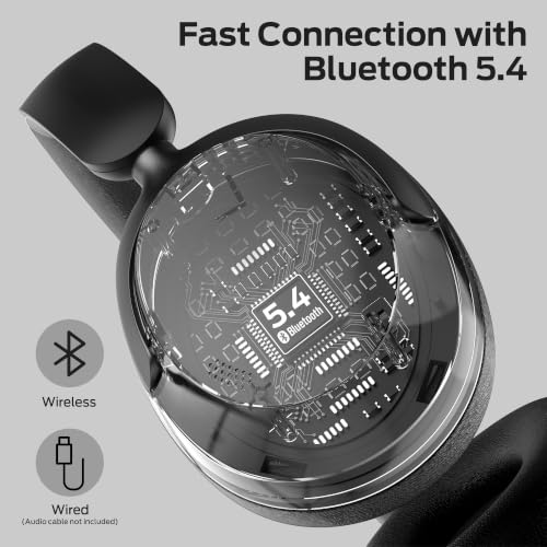 Image of Persona 3rd ANC Wireless Headphones, Premium Noise Cancelling with Bluetooth 5.4, Ultra-Light Foldable Over Ear Headphones, HD Voice Clarity, 70H Battery Life, Multi-Point Pairing, Comfort Fit