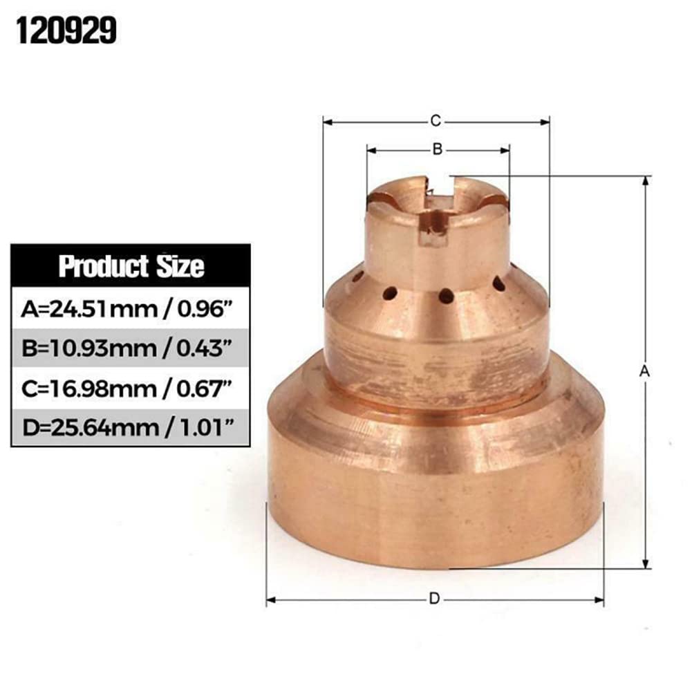 ZYWUOY Lot de 5 bouchons de protection pour plasma 1250 plasma 120929