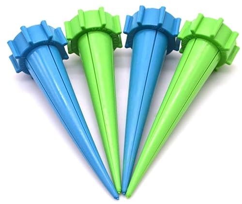自動給水キャップ 自動散水ボトル ペットボトル対応 自動給水器 水やり 当番 水遣り器 挿すだけ 水量調節可能 各サイズペットボトル対応 園芸用品 散水用品 灌漑植物 盆栽 野菜 留守対策 出張 旅行用 繰り返し使用可能 ガーデニング用品 取り付け簡単 (