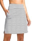 Viodia 18' Skorts For Woman With Pockets High Waisted Golf Tennis Skirts Knee Length Long Skort For Women Dressy Casual