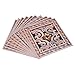 GLOGLOW 10pcs adesivi per piastrelle decorative autoadesivi per acqua e pavimento impermeabile adesivi per pavimenti in piastrelle 3d decalcomania per la casa 12 cm * 12 cm (#3)