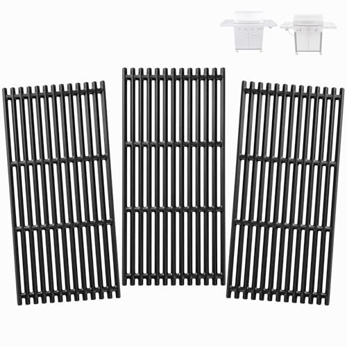 463242716 17" Cast Iron Grill Grates for Charbroil TRU Infrared 4 Burner 463257520 463255020 463276016 466242715 466242716, G533-0009-W1 Grill Replacement Parts for Nexgrill 720-0882A, 4-Burner Grills