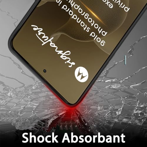 Image of TOUCCH Liquid Silicone Case Cover for Moto Signature| Shock Proof Design & 360 Degree Protection| Premium Soft Black Cover for Motorola Signature | Silicone Sand Blast - Black