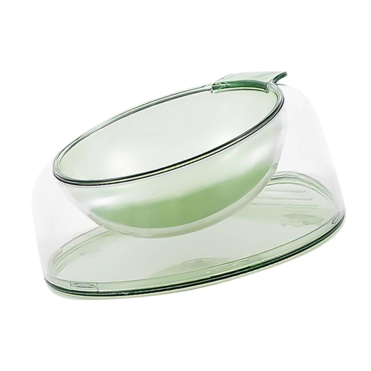 BESPORTBLE Raised Dog Bowl Bevelled Edge Pet Bowl for Cats Dogs Plastic Pet Food Dish