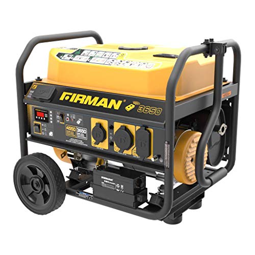 Firman P03603 4550/3650 Watt Remote Start Gas Portable Generator cETL Certified,Black