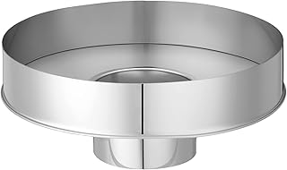 3'' x 8'' Pellet Stove Chimney Adapter Stove Pipe Galvanized Steel Chimney Pipe Adapter, 8" Diameter